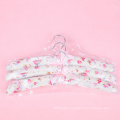 High quality colourful fabric satin padded wedding hangers hangers for full dress